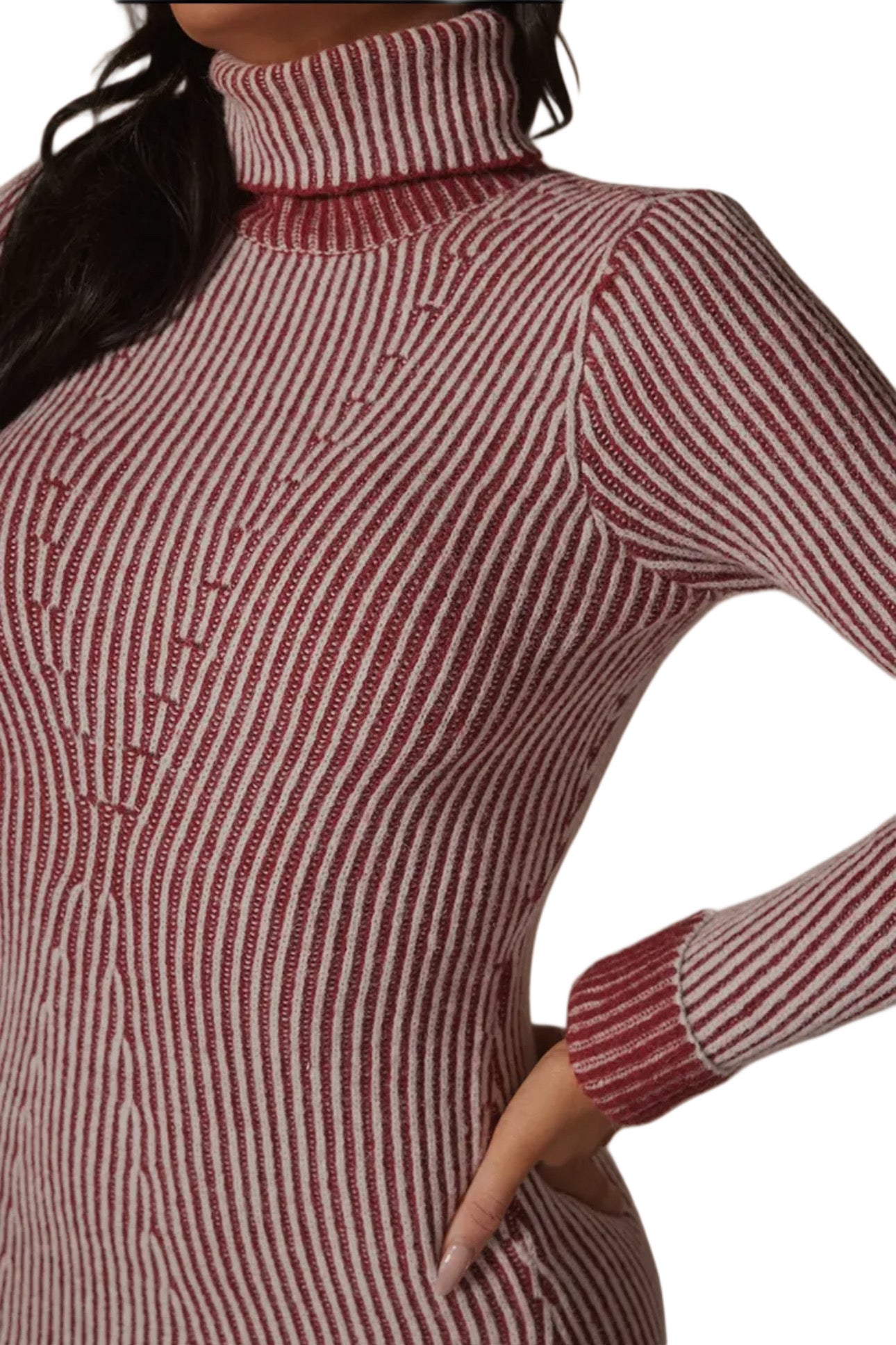 "Cherry Kiss" Sweater Dress