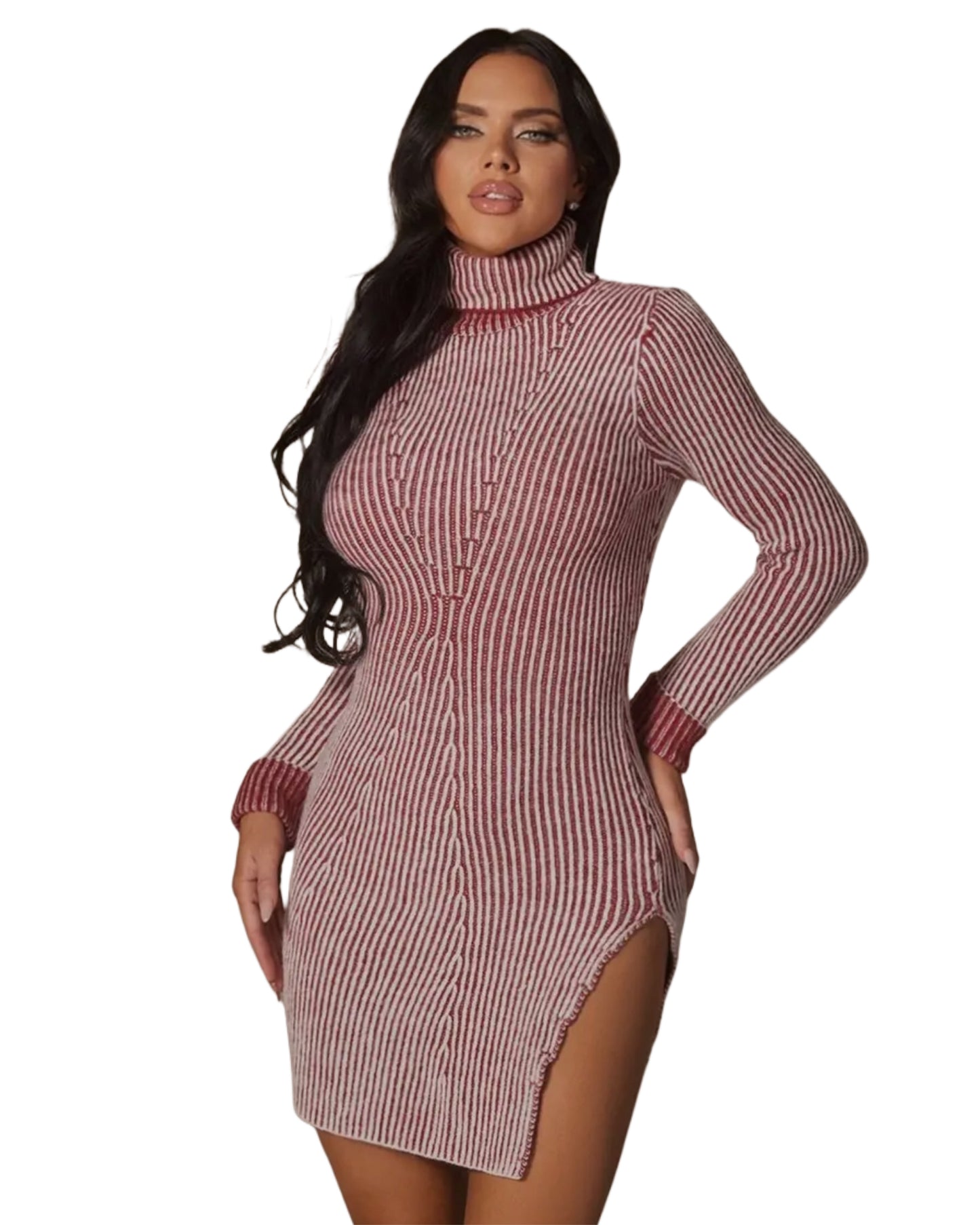 "Cherry Kiss" Sweater Dress
