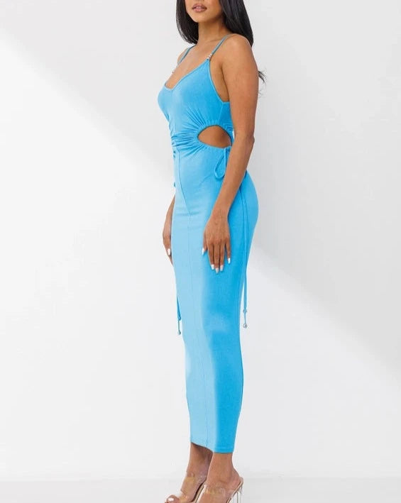 "Costa Rica" Maxi Cutout Dress