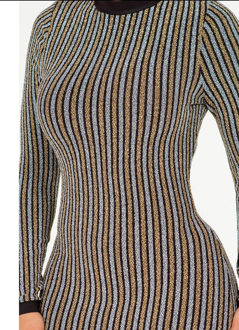 "Dripping Glitter" Midi Dress